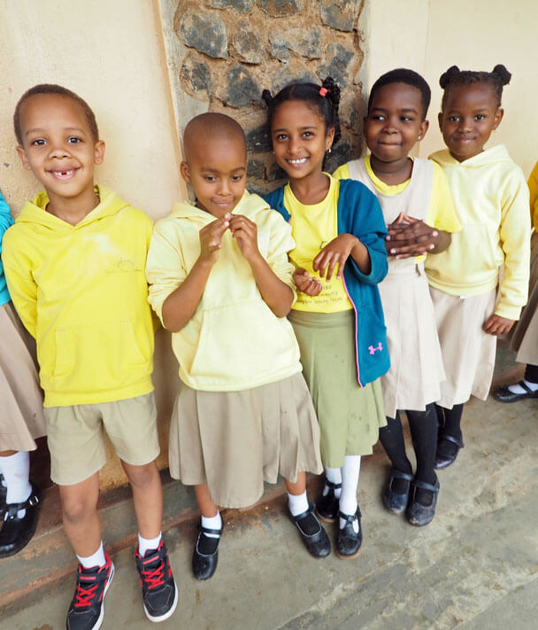 Smiling students