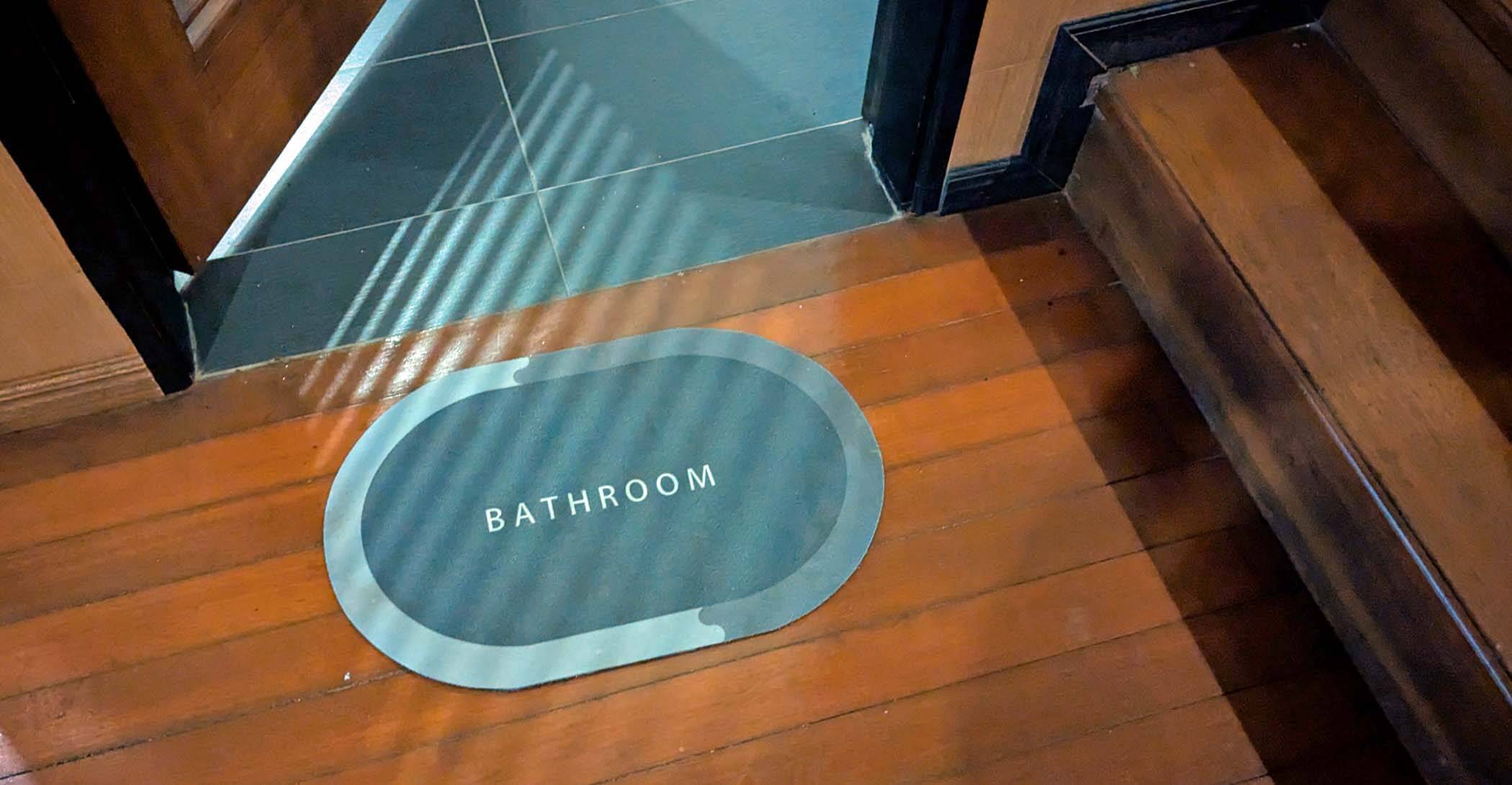 Space so large they needed to label rooms